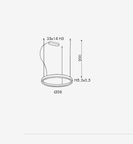 LAMPA SUSPENDATA BELLAI HOME