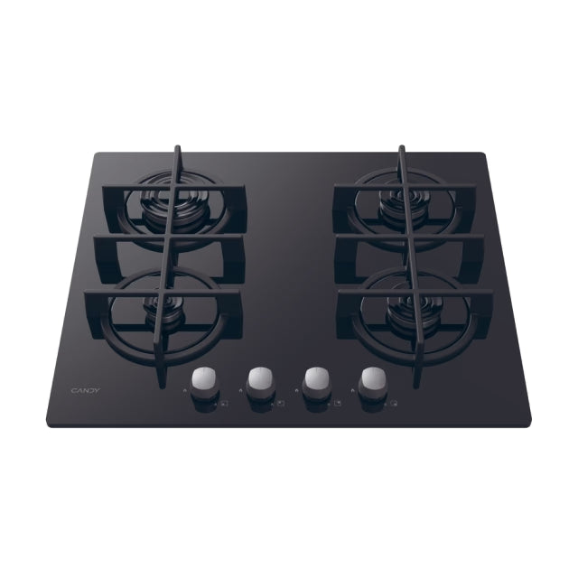 Plita incorporabila pe gaz Candy Moderna Gas on Glass cu 4 zone CVG6B