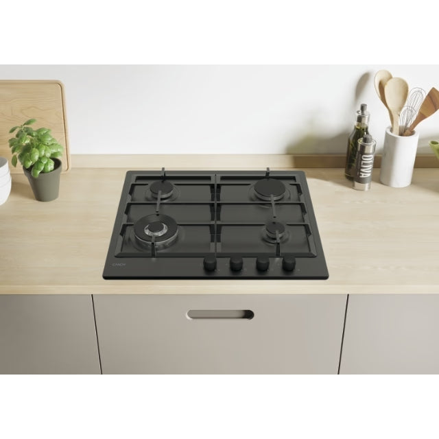 Plita incorporabila pe gaz Candy Idea cu 4 zone CHG6BFB4WB