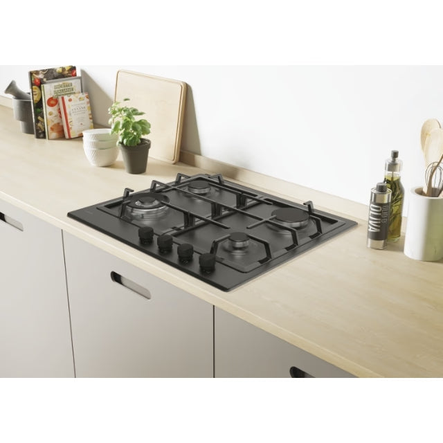 Plita incorporabila pe gaz Candy Idea cu 4 zone CHG6BFB4WB