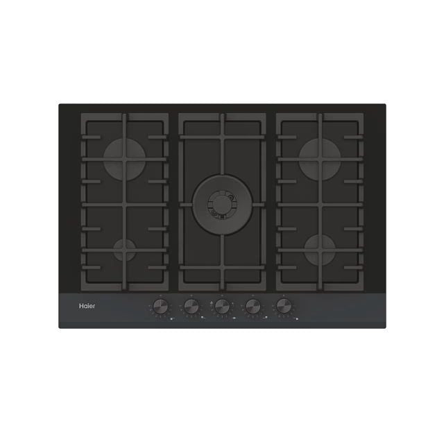 Plita incorporabila pe gaz Haier Gas on Glass Serie 4 cu 5 zone HAVG75HB