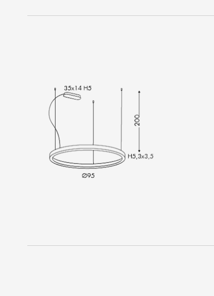 LAMPA SUSPENDATA BELLAI HOME