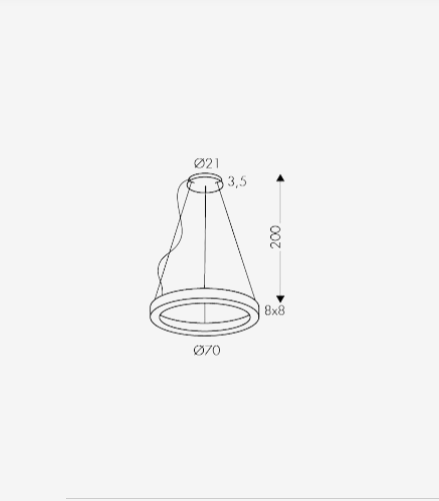 LAMPA SUSPENDATA BELLAI