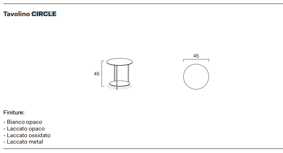 MASUTA DE CAFEA CIRCLE