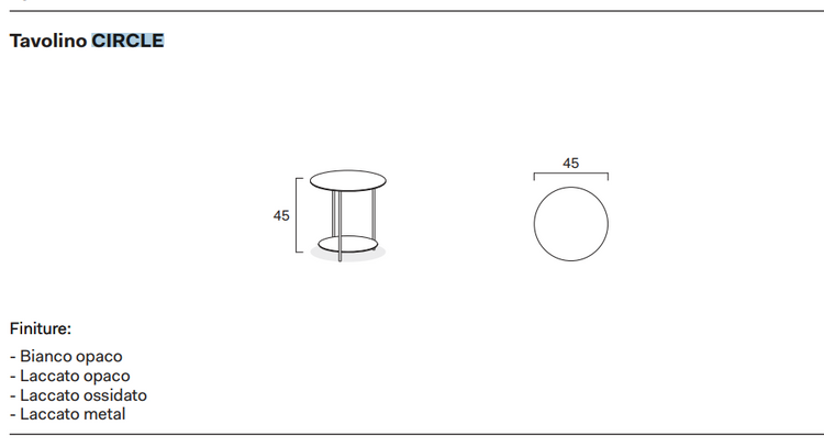 MASUTA DE CAFEA CIRCLE