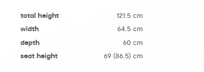 Scaun de bar COCOON CS2230 BI