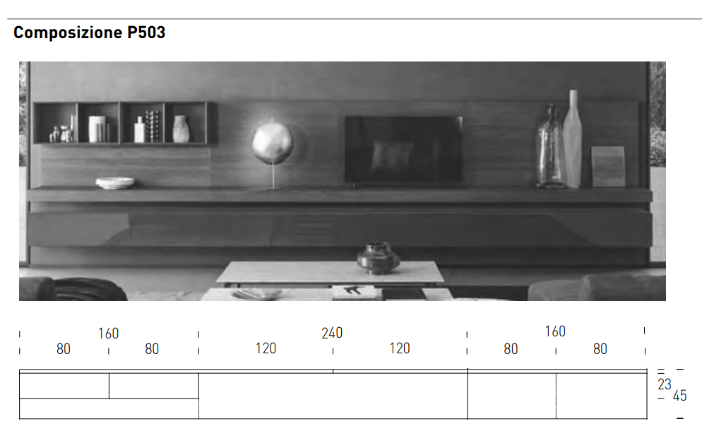 COMPOZITIE DE LIVING P503