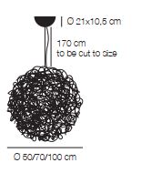 Pendul suspendat Fil de Fer