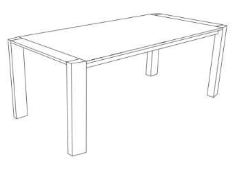 Masa de dining Wood