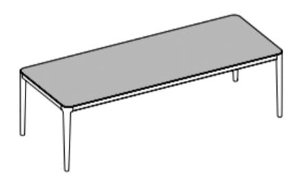 Masa de dining Wood
