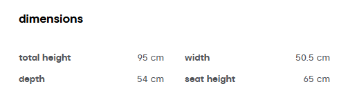 Scaun de bar FIFTIES CS1864-A MTO