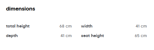 Scaun de bar FIFTIES CS2006