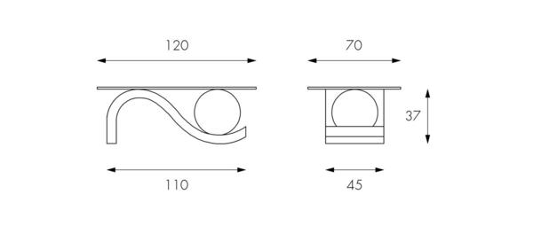 Masuta de cafea Onda