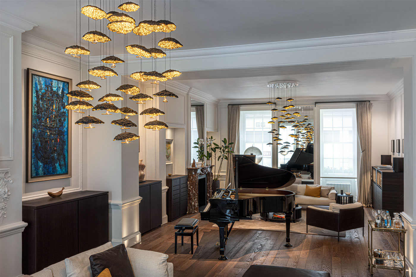 Candelabru Gold Moon