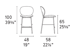 Scaun de bar INES CS2022