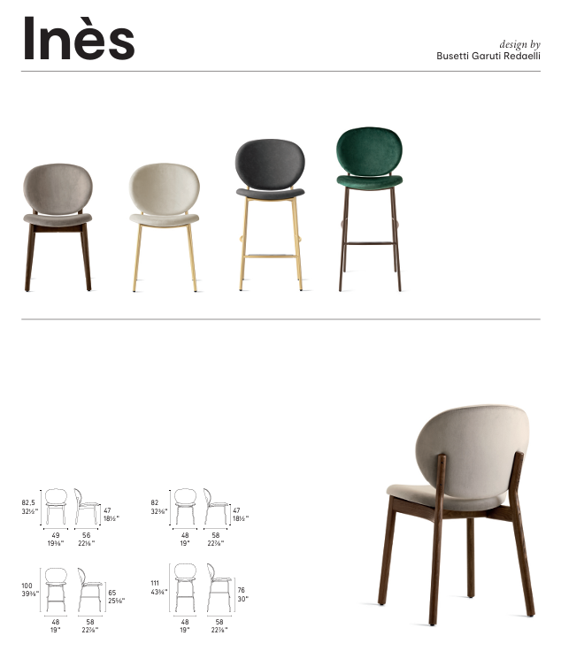 Scaun de bar INES CS2022