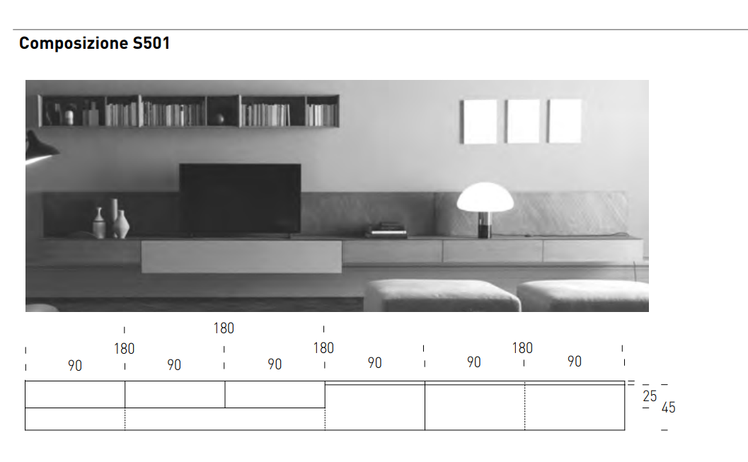 COMPOZITIE DE LIVING S501