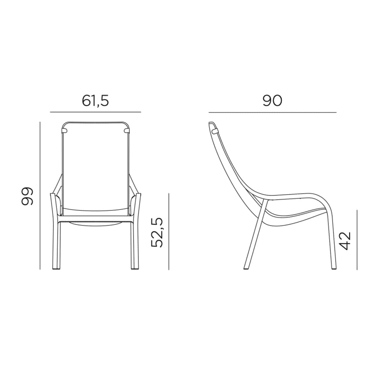 Senzolng de exterior Net Lounge