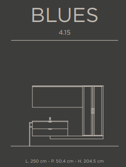 Mobilier de baie Blues 4.15