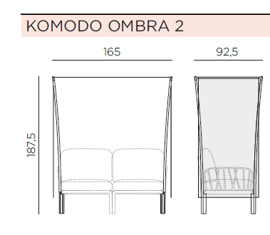 Baldachin exterior OMBRA KOMODO