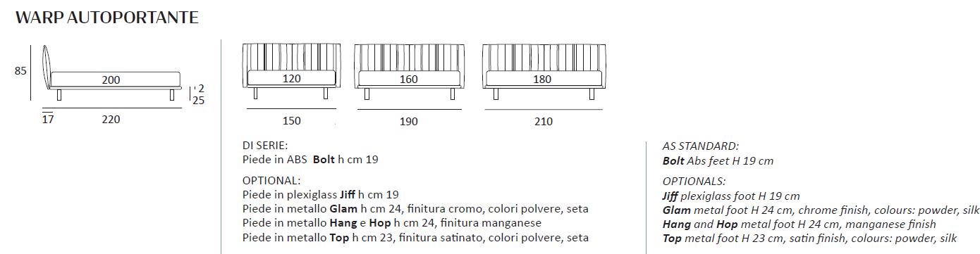 Pat Warp Self-Standing