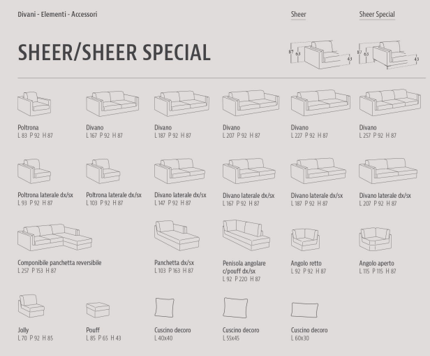 Canapea Sheer
