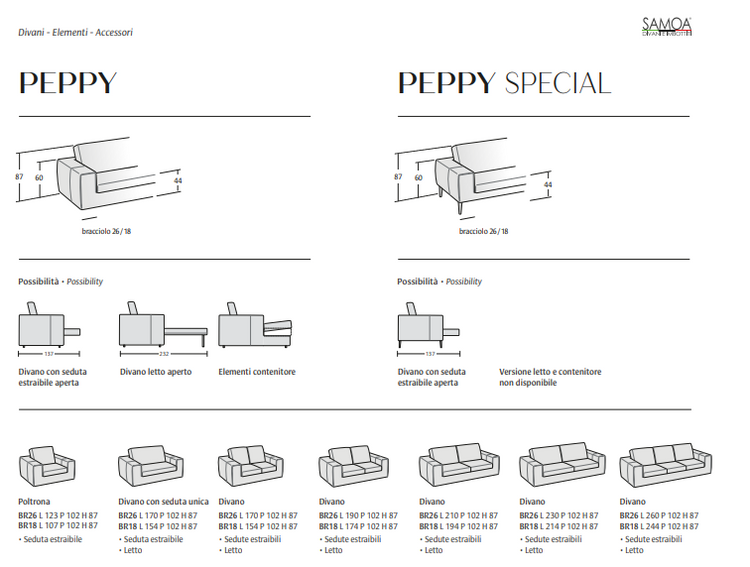 Canapea Peppy