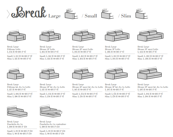 CANAPEA EXTENSIBILA BREAK