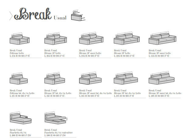 CANAPEA EXTENSIBILA BREAK