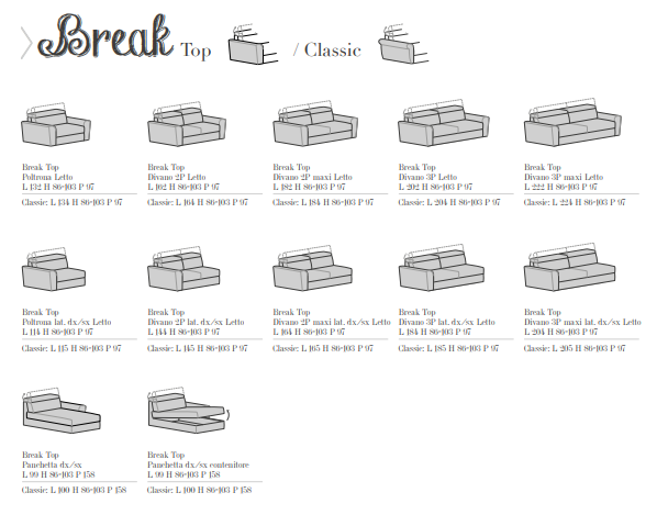 CANAPEA EXTENSIBILA BREAK