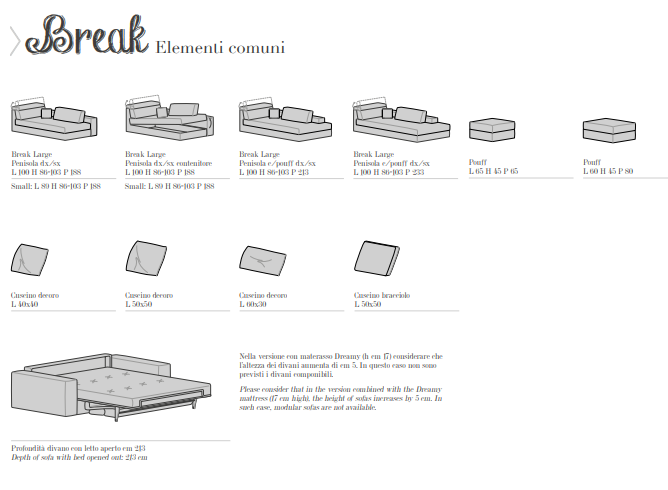 CANAPEA EXTENSIBILA BREAK