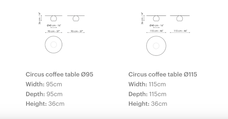 MASUTA DE CAFEA CIRCUS