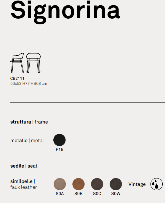 SCAUN SIGNORINA CB 2111