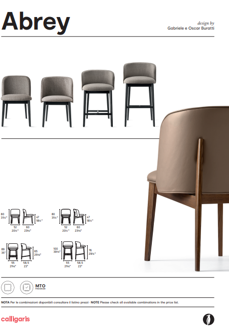 Scaun de bar ABREY CS2042 MTO