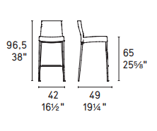 Scaun de bar AIDA CS2017