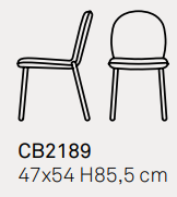 SCAUN RILEY MID CB 2189