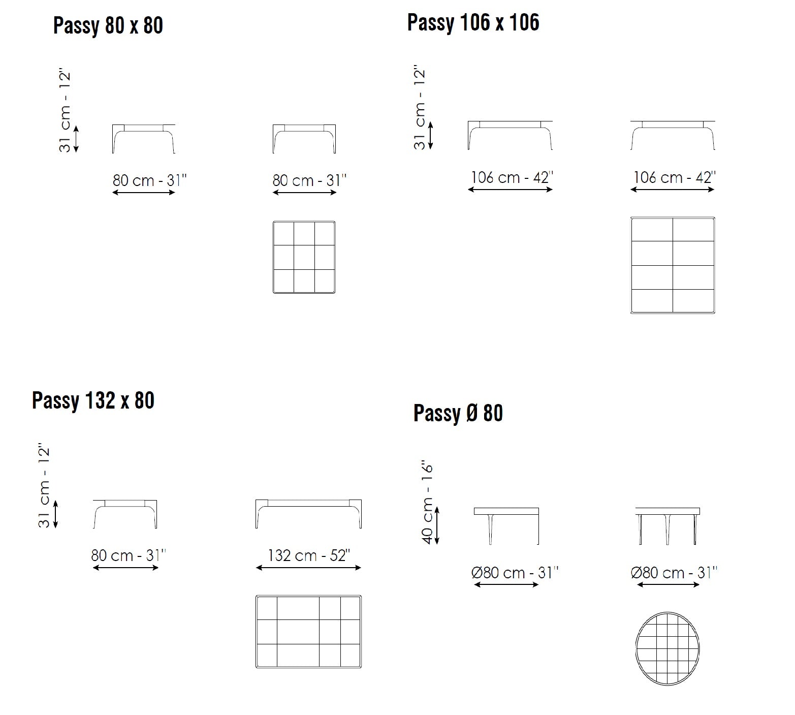 MASUTA DE CAFEA PASSY
