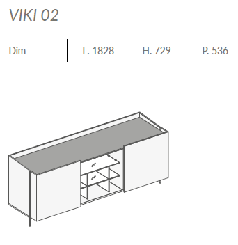 Comoda de living Viki