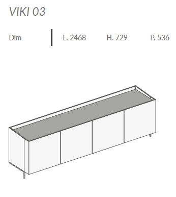 Comoda de living Viki