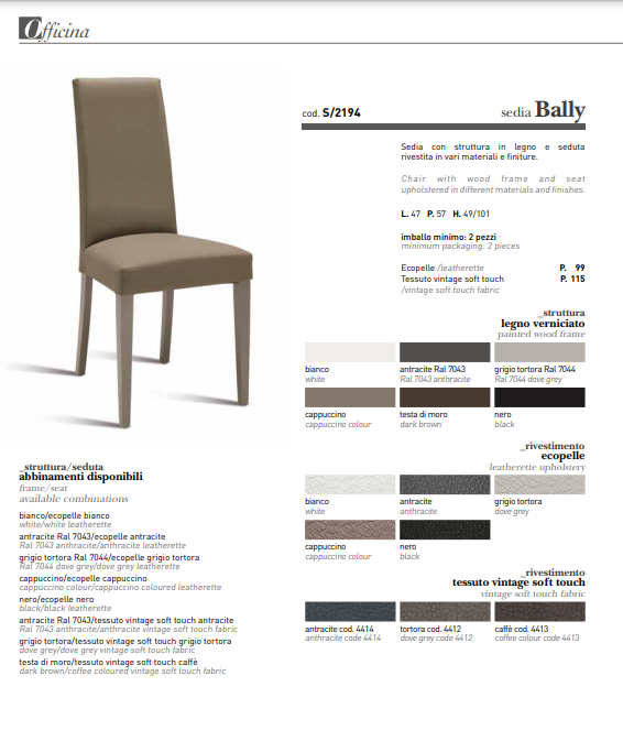 SCAUN BALLY