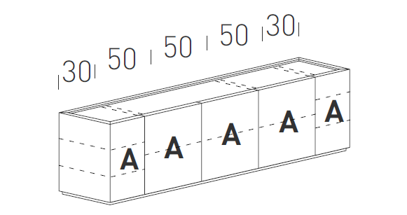 Comoda de living Cornice