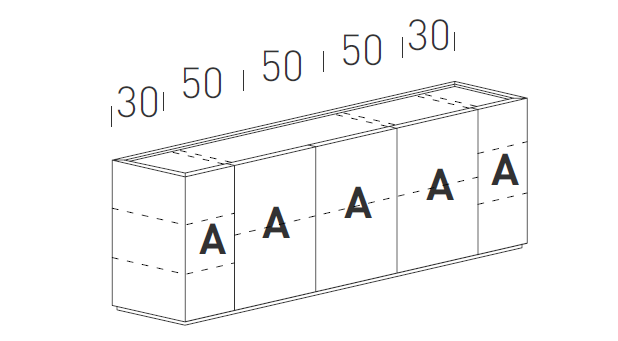 Comoda de living Cornice