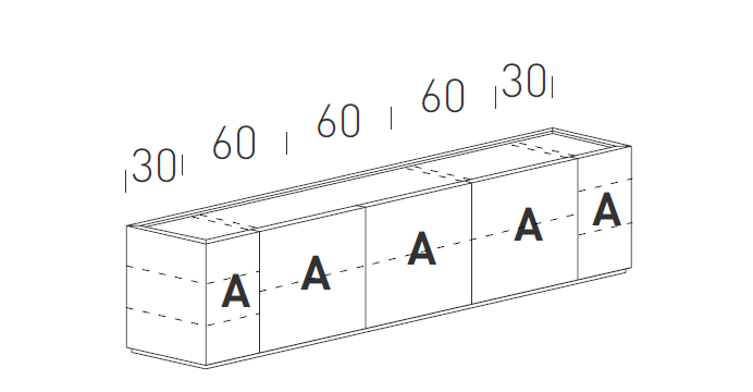 Comoda de living Cornice