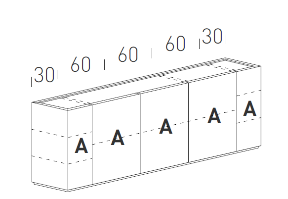 Comoda de living Cornice