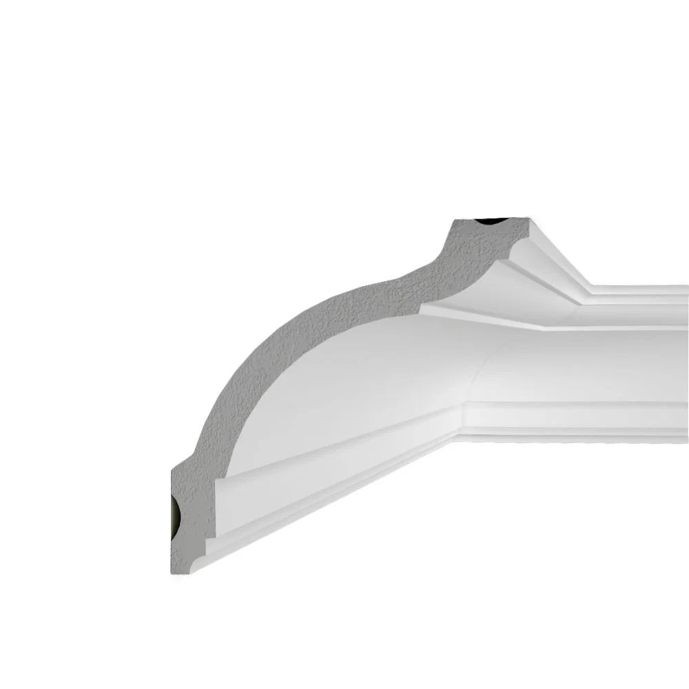 Cornisa decorativa din polimer rigid C17 - 9.3x9.5x200 cm