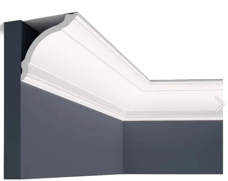 Cornisa decorativa din polimer rigid C17 - 9.3x9.5x200 cm