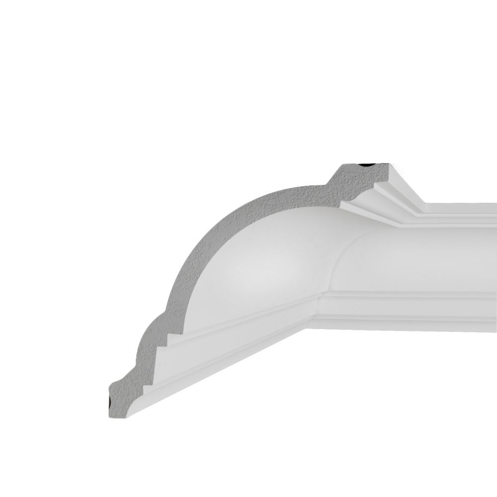 Cornisa decorativa din polimer rigid C18 - 11x12.4x200 cm