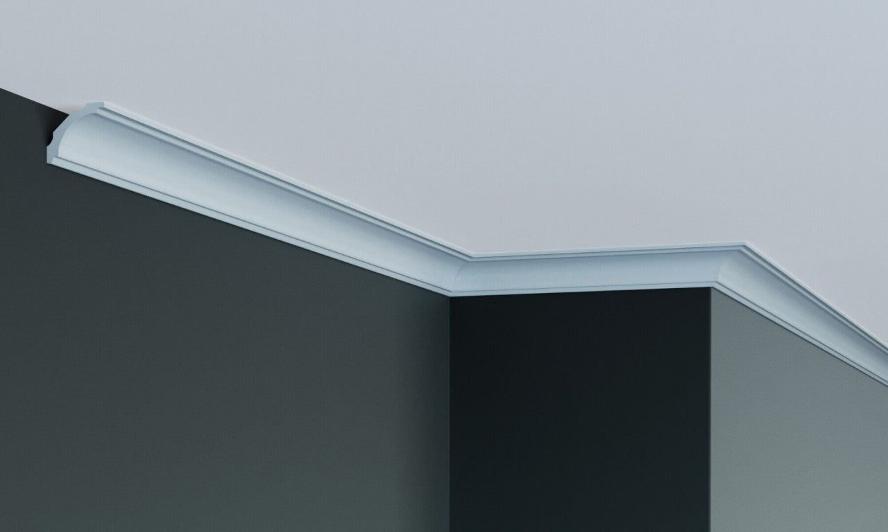 Cornisa decorativa din poliuretan P904 - 5.5x5x200 cm Cod produs 725657133290