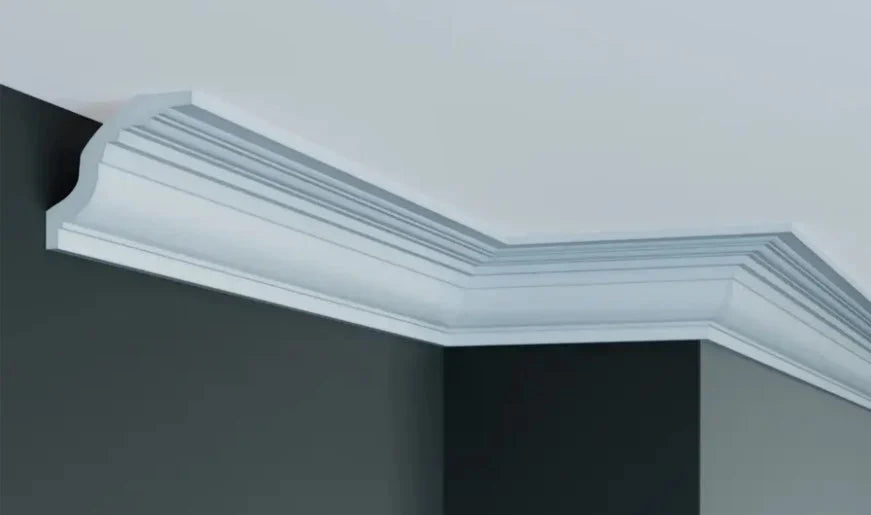 Cornisa decorativa din poliuretan P905 - 10x5.5x200 cm