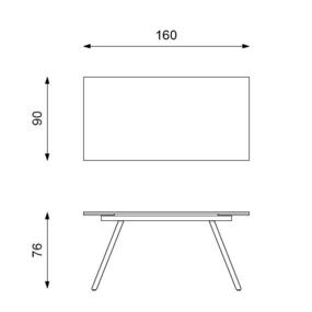 Masa de dining Smokey